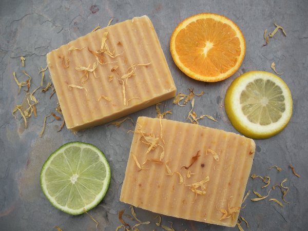 Citrus Calendula Goats’ Milk Soap - Click to
Enlarge Photo
